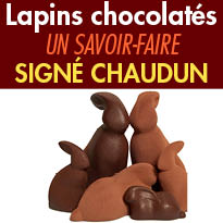 Pâques<br>Sublime collection<br>de Lapins<br>de la Maison Chaudun