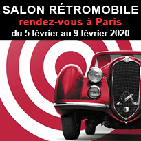 Salon Rétromobile<br>du 5 février<br>au 9 février 2020<br>à Paris