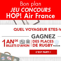 HOP! Air France<br>lance<br>son jeu concours<br>« Quel voyageur<br>êtes-vous ? »