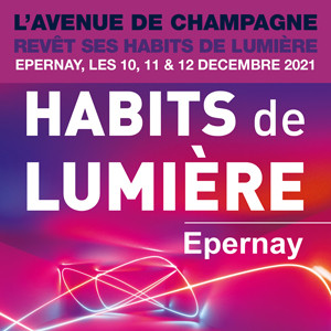 L’avenue de Champagne<br>EPERNAY, revêt ses Habits de Lumière