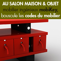 mobiKey<br>marque française<br>de mobilier créatif