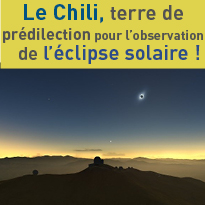 Observer<br>l’éclipse<br>solaire<br>au Chili