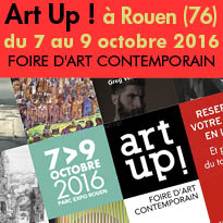 ￼Art Up!<br>à Rouen (76)<br>du 7 au 9 octobre 2016