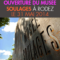 Le 31 mai 2014<br>Ouverture du musée<br>Soulages<br> à Rodez
