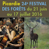 Picardie<br>Du 21 juin au 17 juillet 2016<br>le 24e Festival des Forêts<br>