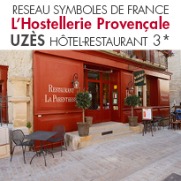 L’Hostellerie Provençale<br> hôtel-restaurant 3*<br>de charme en plein<br> cœur d’Uzès