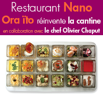le restaurant Nano <br>Contemporain et urbain<br>un voyage vers une autre dimension gustative