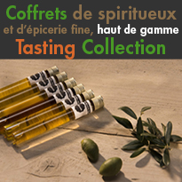 Tasting Collection<br>coffrets de spiritueux<br>et d’épicerie fine