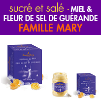 Nouveau<br>Miel crémeux<br>fleur de sel de Guérande