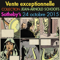 Vente aux enchères<br>Bande Dessinée<br>Sotheby’s Paris<br>le 24 octobre 2015