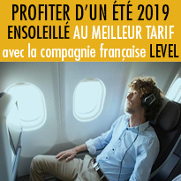 2019<br>Tous les tarifs<br>sur www.flylevel.com