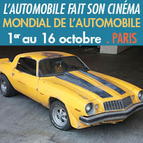 Paris 75015<br>Mondial de l’Automobile<br>exposition inédite<br>L’automobile fait son cinéma<br>