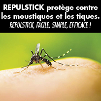 REPULSTICK® protège contre les moustiques et les tiques
