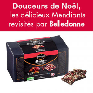 Délicieux Mendiants revisités par Belledonne