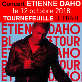 Concert<br>ETIENNE DAHO<br>12 octobre 2018<br>Tournefeuille (31)