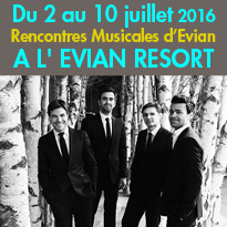 ￼￼￼￼￼￼￼￼￼￼￼￼Les Rencontres Musicales<br>d’Evian (74)<br>du 2 au 10 juillet 2016