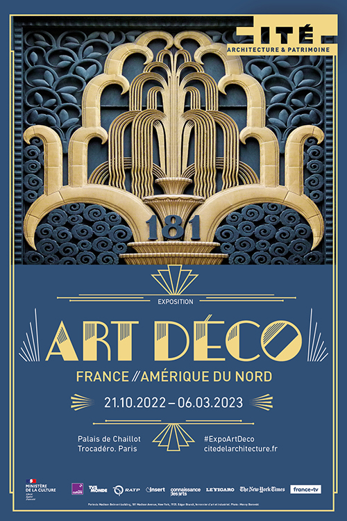 Art Déco. France-Amérique du Nord - Affiche exposition Cité de l_architecture et du patrimoine