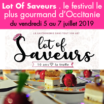 Cahors<br>Lot of Saveurs<br>du 5 au 7 juillet 2019