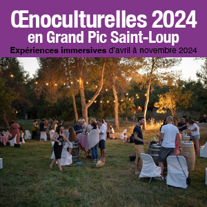 Œnoculturelles 2024 en Grand Pic Saint-Loup d’avril à novembre