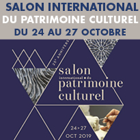Salon<br>International<br>du Patrimoine<br>Culturel<br>du 24 au 27 octobre 2019