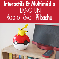TEKNOFUN<br>radio réveil Pikachu
