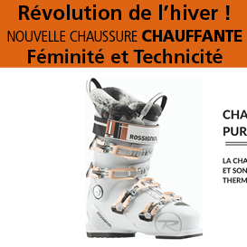 Innovation<br>Rossignol<br>chaussure de ski<br>chauffante - Envie