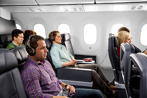 Premium Economy Cabin on new AA 787