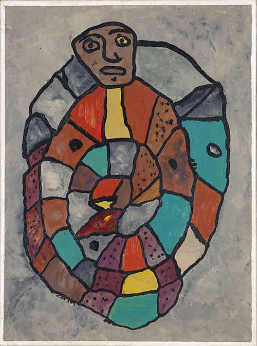 G. Chaissac_Serpentenroulé 1949__collparticuliere_Adagp2021