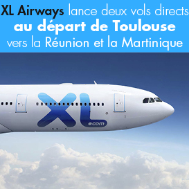 XL Airways<br>c’est la compagnie française<br>des bons plans !