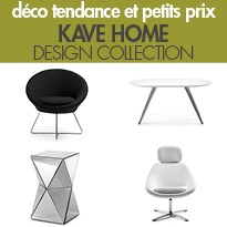 KAVE HOME<br>dévoile sa sélection<br>black & white