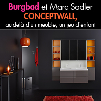 ￼￼Burgbad<br>réinterprétation du meuble<br>signée Marc Sadler