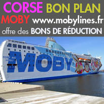 MOBY<br>fait le bonheur<br>des amoureux de la Corse