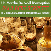 Shopping Noël<br>Saint-Ouen<br>Pour un noël millésimé<br>Paul Bert Serpette