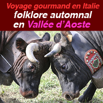 Folklore<br>automnal<br>en Vallée<br>d’Aoste