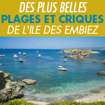 Les plus belles<br>plages de l'île<br>des Embiez
