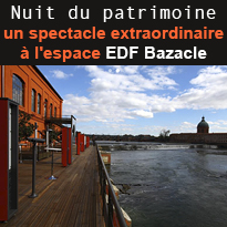 Nuit<br>d'exception<br>à l'espace<br>edf <br>Bazacle