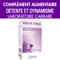 Détente et dynamisme<br>GOOD BYE STRESS®<br>complément alimentaire<br>Innovant