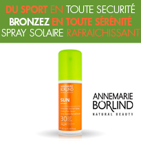 nouveau<br>spray solaire rafraîchissant<br>naturel et hydratant