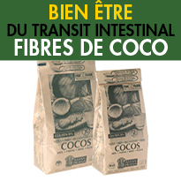 un concentré <br>de fibre naturelle<br>fibres de coco<br>Bon pour le transit