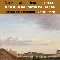 Nouvelle acquisition. La peinture une Vue de Rome de Degas