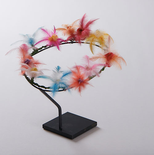 Couronne de fleurs  L. Lachevre