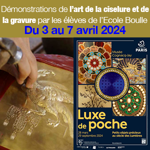 Démonstrations de l'art de la ciselure et de la gravure  I Du 3 au 7 avril 2024