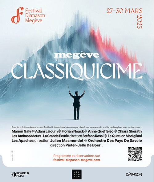 Affiche Festival DIAPASON Megève CLASSIQUICIME 