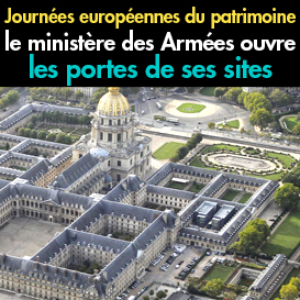 Le ministère des Armées<br>ouvre les portes<br>pour les Journées européennes<br>du patrimoine