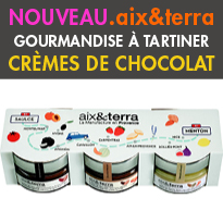 le « Set N7 »chocolat <br>un coffret<br>crèmes à tartiner<br>d'Aix&terra