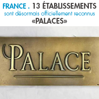 13 établissements 5* <br>sont désormais reconnus <br>