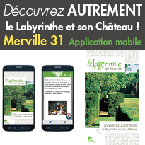 Le Labyrinthe<br>de Merville (31)<br>lance son application<br>mobile