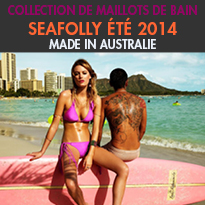 SEAFOLLY<br>collection 2014<br>de maillots de bain<br>haute en couleurs