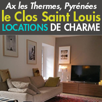 Au coeur des Pyrénées<br>à Ax les Thermes(09)<br>Le clos St Louis<br>appartements de prestige
