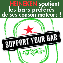 ￼HEINEKEN<br>soutient les bars préférés<br>de ses consommateurs !